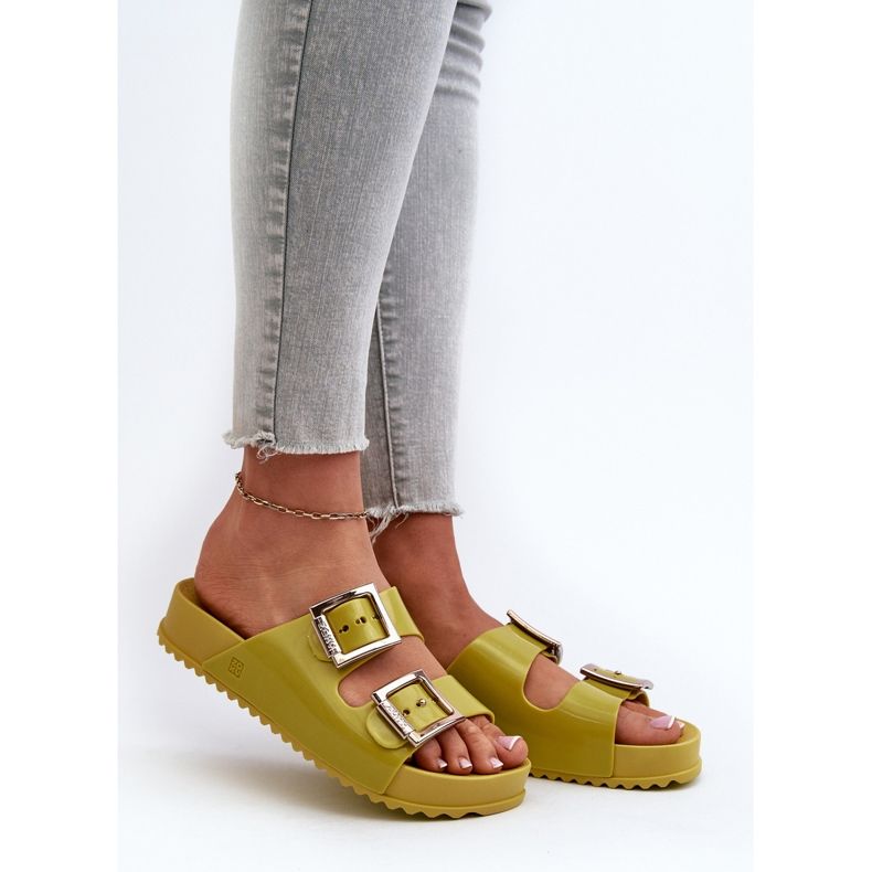 Női Smooth Slides ZAXY LL285077 Lime zöld 2