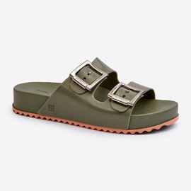 Női Smooth Slides ZAXY NN285057 Sötétzöld 1