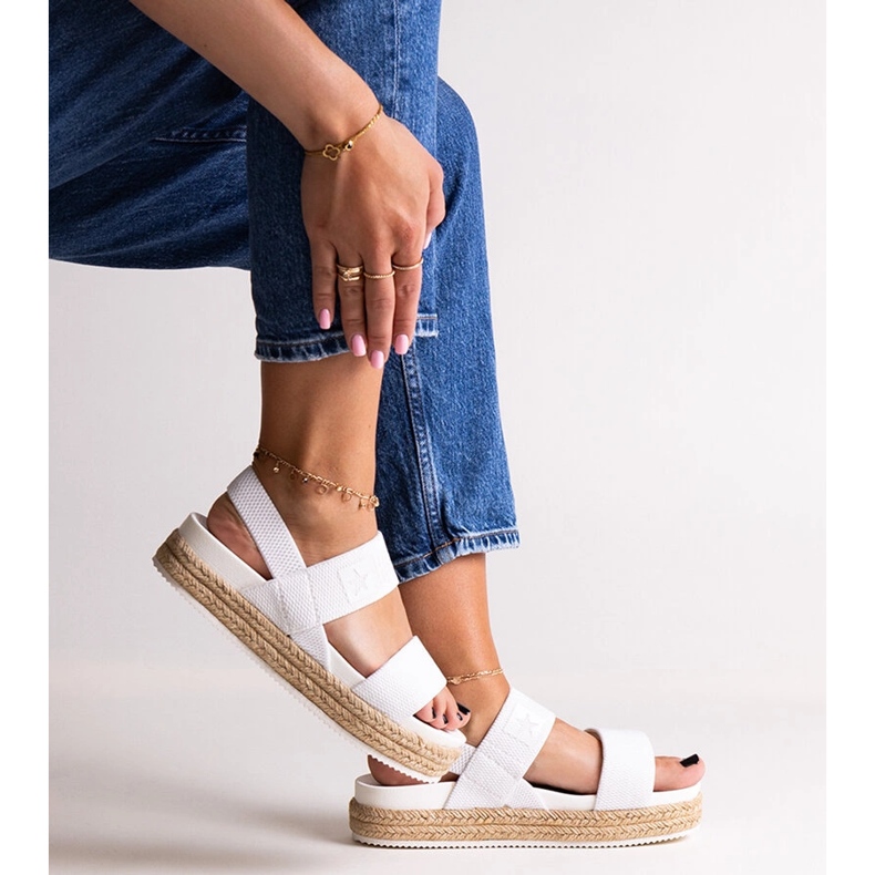 Fehér szandál Big Star LL274857 2