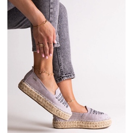 Szürke espadrillák Big Star JJ274890 1