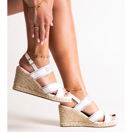 Fehér ékszandál Big Star LL274882 1