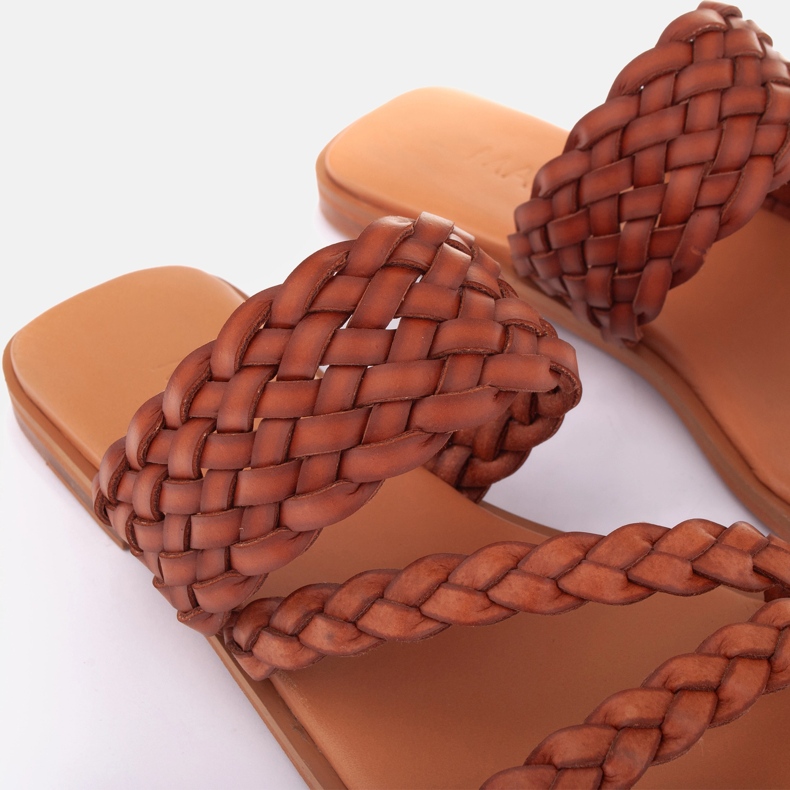 Marco Shoes Roma papucs barna 2