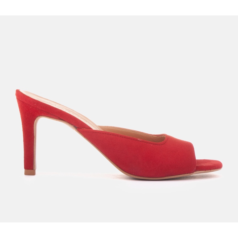 Marco Shoes Palermo papucsok piros 1