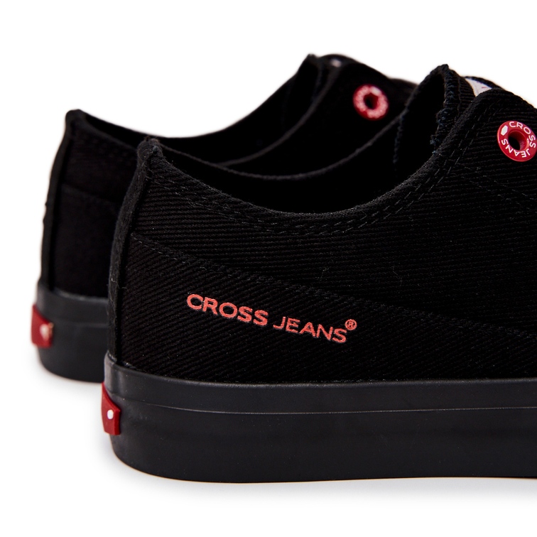 Klasszikus férfi tornacipő Cross Jeans JJ1R4032C fekete 1