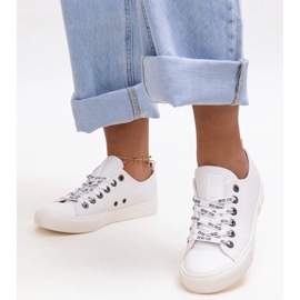 Fehér eco bőr tornacipő Big Star KK274105 1