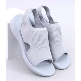 Aldos Grey puha áttört szandál szürke 1