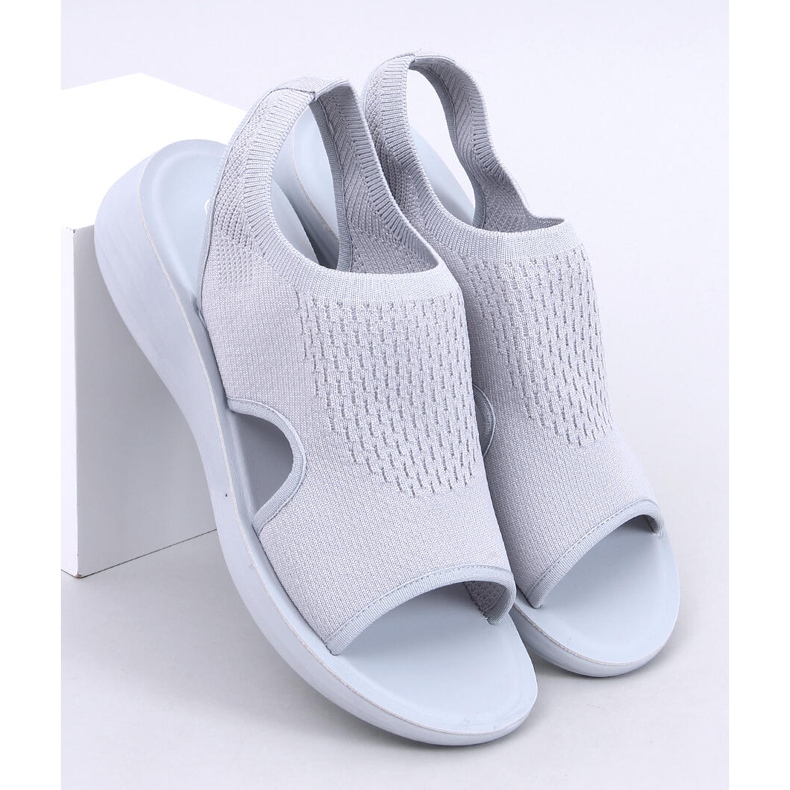 Aldos Grey puha áttört szandál szürke 1