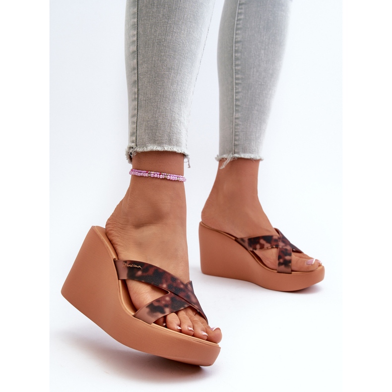 Női ékpapucs 83520 Ipanema High Fashion Slide fem barna 2