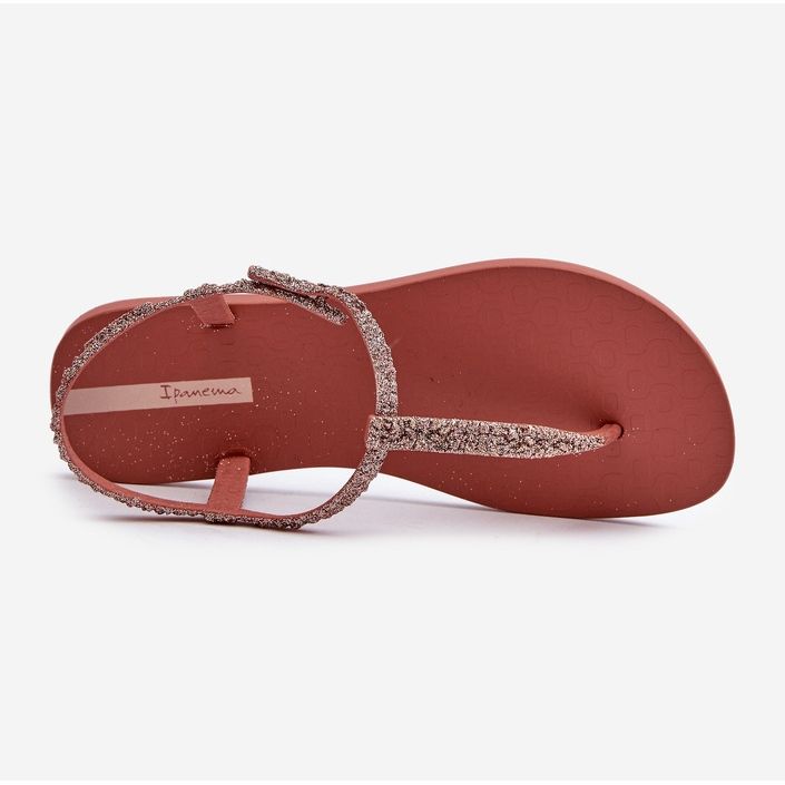 Női Flip-Flop szandál csillámmal 26914 Ipanema Class Brilha Fem Coral rózsaszín 1