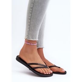 Női gumi flip-flop 82067 Ipanema Bossa Fem Fekete 2