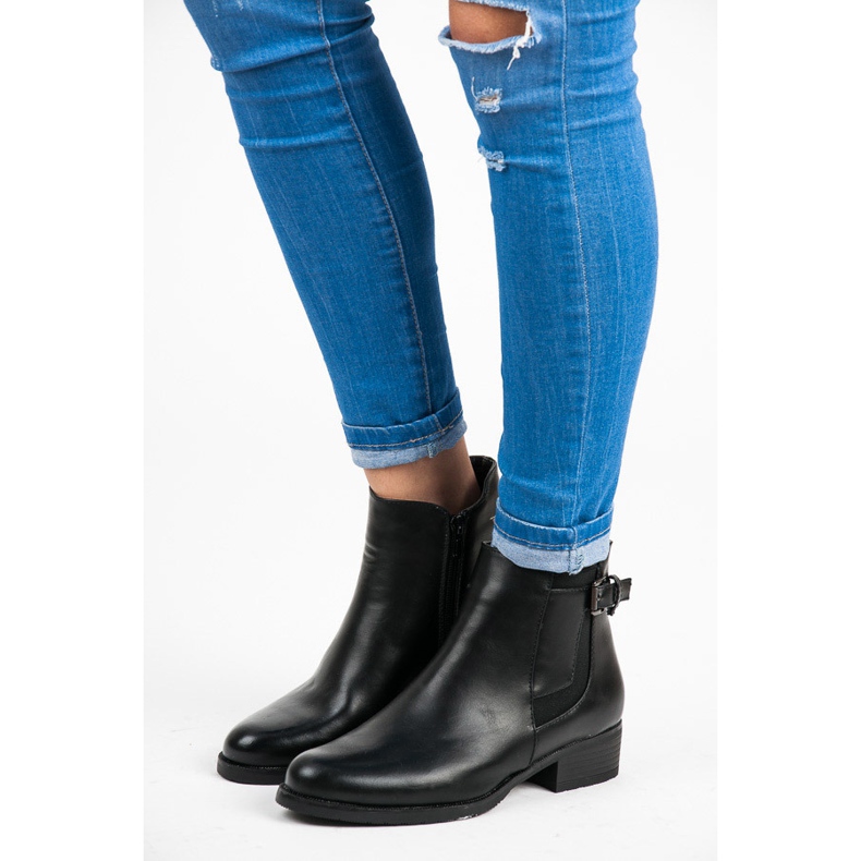 Vices New Collection Fekete alacsony csizma 1