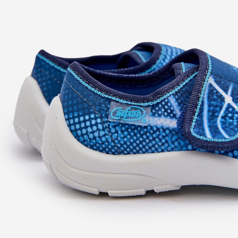 Befado gyerek tépőzáras papucs 974X312 kék 2