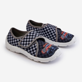 Kényelmes fiú papucs tépőzárral Befado 974Y540 Grey szürke 1