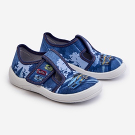Gyermek tépőzáras papucs Befado 911X022 Kék 1 Gyermek tépőzáras papucs Befado 911X022 Kék 1