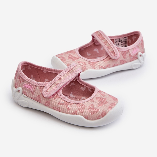 Gyermek Befado Butterfly Balerina papucs 114X526 Pink rózsaszín 2