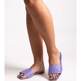 Lila flip-flop steppelt Hakimi talpbetéttel ibolya 1