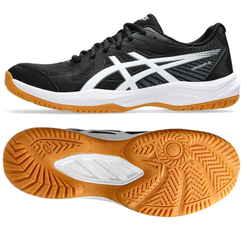 Asics Upcourt 6 M 1071A104 001 röplabda cipő fekete 1
