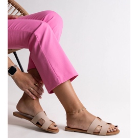 Bézs klasszikus Juma papucs 1