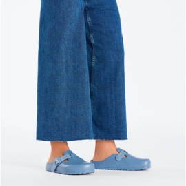 Birkenstock Boston Eva W 1027259 papucs kék 2