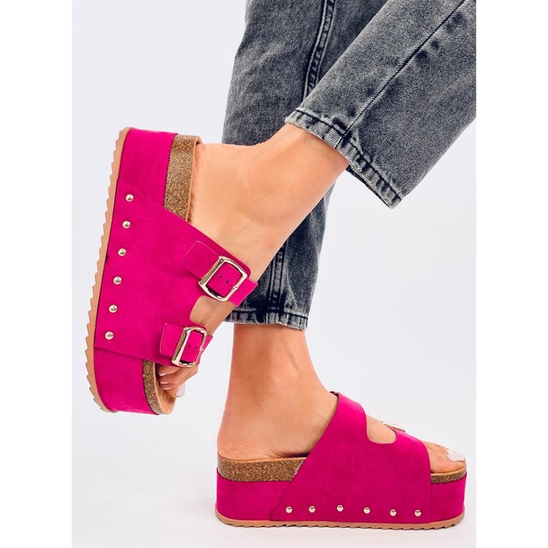 Galzai Fuchsia parafa platform papucs rózsaszín 2