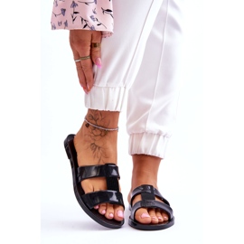Női vegán flip -flops zaxy jj285263 fekete 1