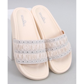 Diakis Beige női papucs bézs 1