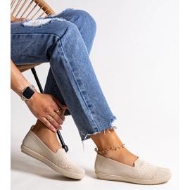 Shadhi bézs színű felbújós tornacipő 1