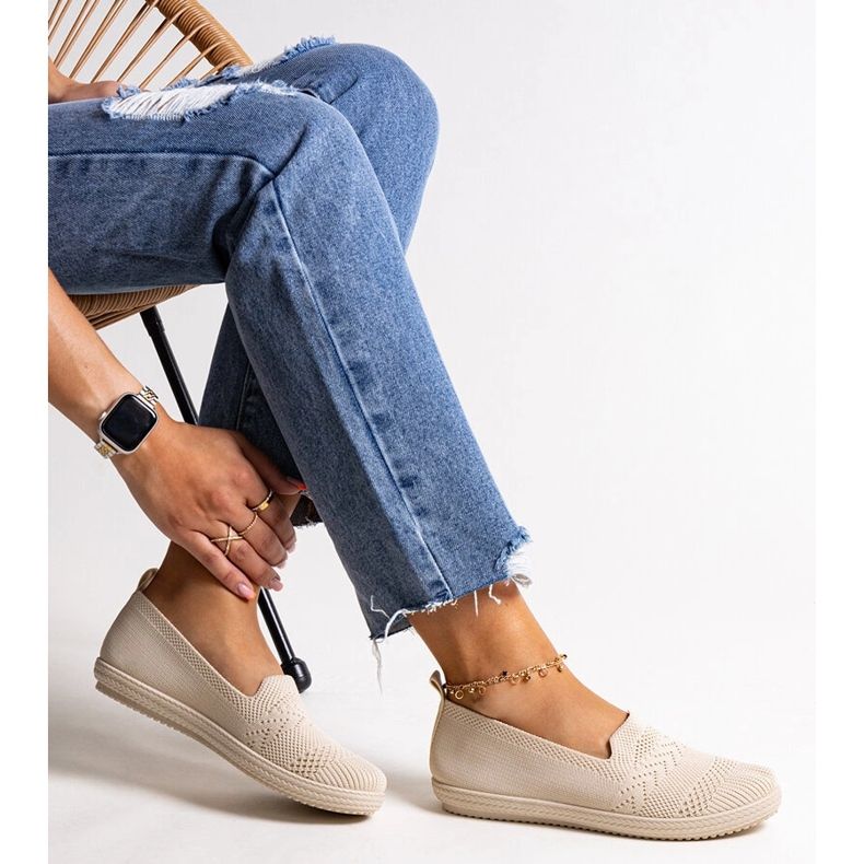 Shadhi bézs színű felbújós tornacipő 1