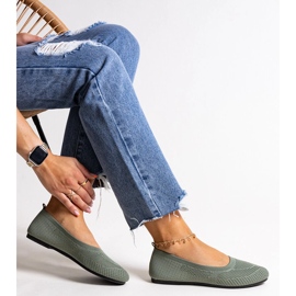 Zöld szövet balettlakások a Yafiától 1