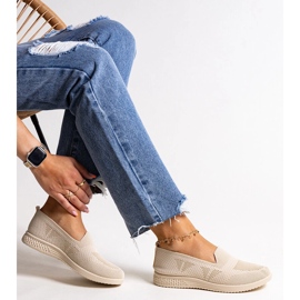 Bézs Abadly felbújós tornacipő 1