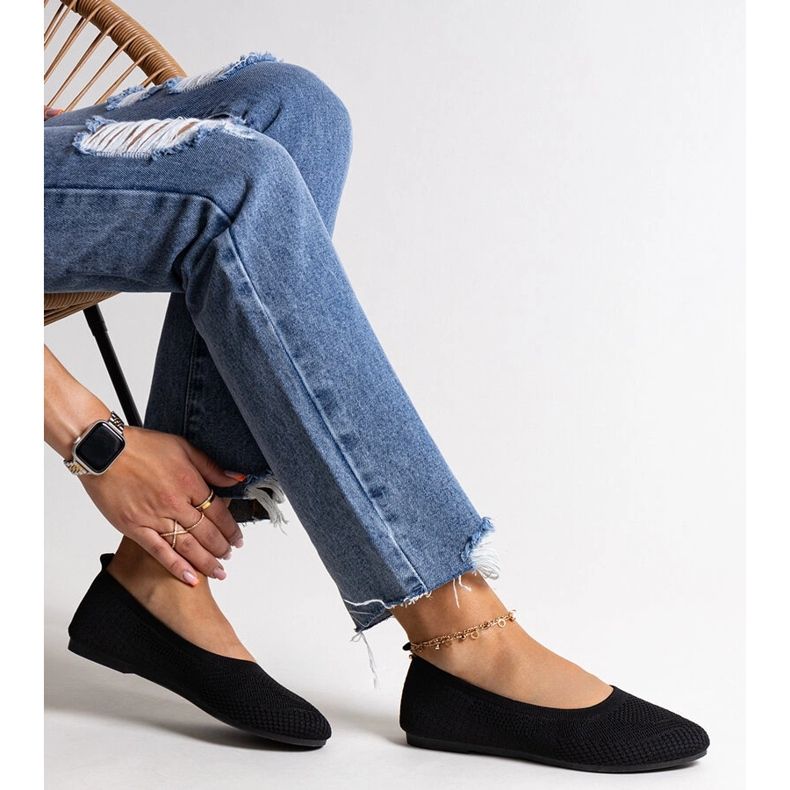 Fekete szövet balett lakások a Yafia-tól 1