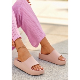 Női Pink Airaplea Foam Platform Flip-Flops rózsaszín 2