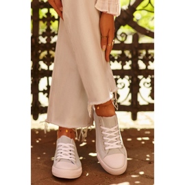 Női textil klasszikus alacsony tornacipő Menta Lennabella kék 1