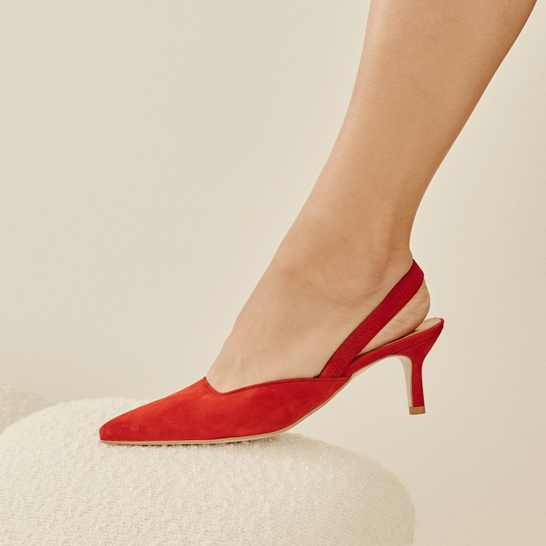 Marco Shoes Emilian papucsai piros 2