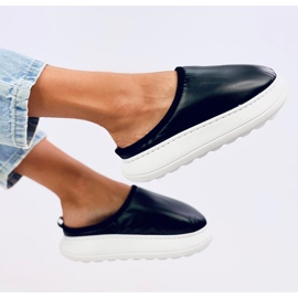 BM Szigetelt téli papucs Toby Black fekete 2