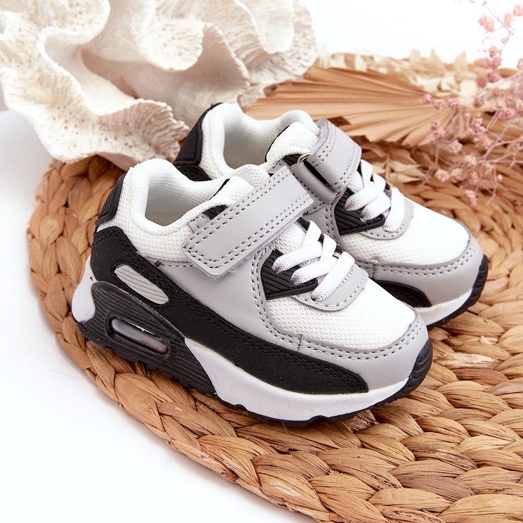 Cipők sport sport tépőzáras szürke 4