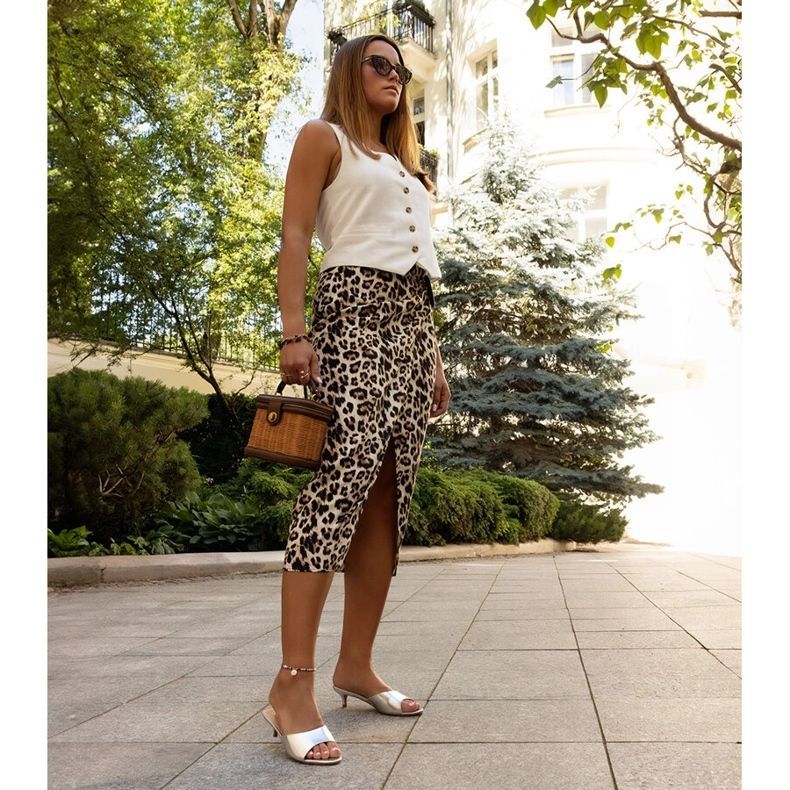 Ezüst színű Maloua alacsony sarkú papucs 1