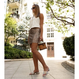 Zöld Cantara alacsony sarkú papucs 2