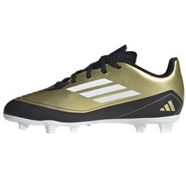 Adidas F50 Club Messi Jr FxG IG9319 cipő aranysárga 1