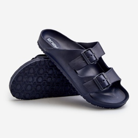 Férfi könnyű habszivacs flip-flop csatokkal, sötétkék Avatara 2