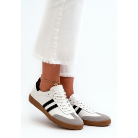 Zazoo N1068 női bőr tornacipő, fehér 1