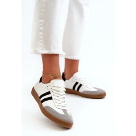 Zazoo N1068 női bőr tornacipő, fehér 2