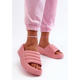 Könnyű női habszivacs flip-flop éken és platformon, rózsaszín Tendrea 2 Könnyű női habszivacs flip-flop éken és platformon, rózsaszín Tendrea 2