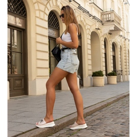 Rózsaszín öszvérek dekoratív Maurla ékkel 2