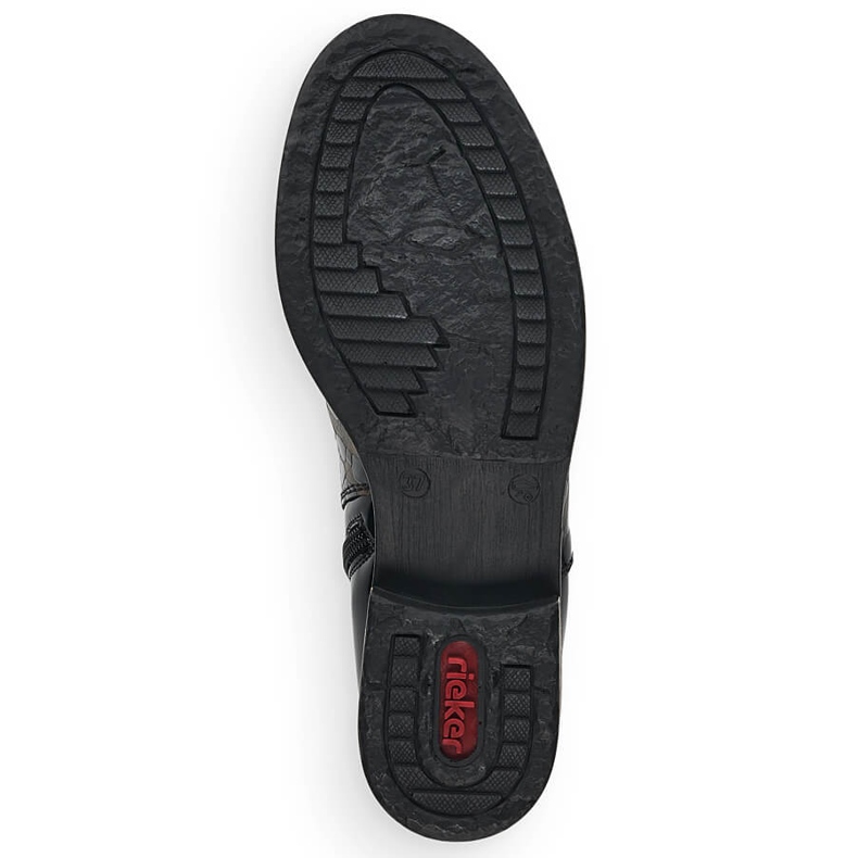 Lakkbőr női Jodhpur csizma Rieker Z4965-90 fekete 2 Lakkbőr női Jodhpur csizma Rieker Z4965-90 fekete 2