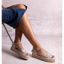 Bézs Martella platformszandál 2