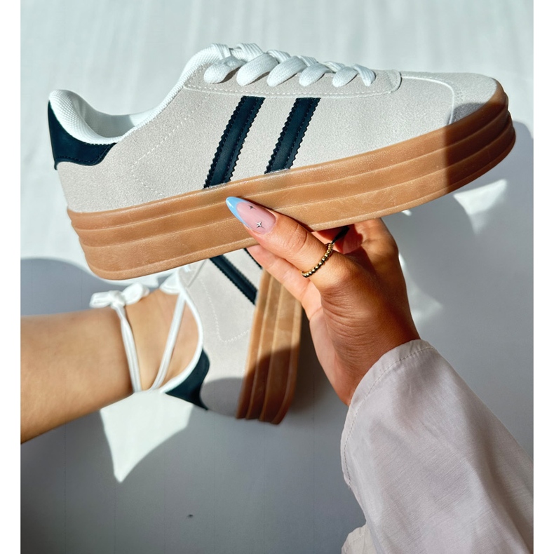 Női tornacipő bézs és fekete Egelia 2