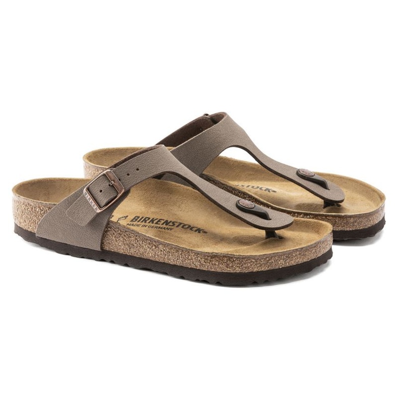 Birkenstock Gizeh Bs W 0043753 flip-flop barna 2
