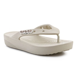 Crocs Classic Platform Flip 207714-2Y2 flip-flop bézs 1