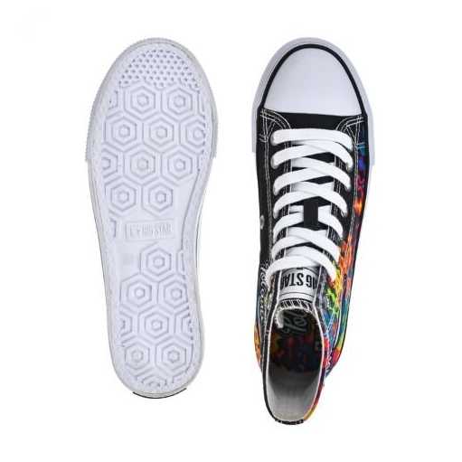 Férfi magas szárú tornacipő - 30. Pol 'AND'ROCK X Big Star OO174800 - Előrendelés fekete 1